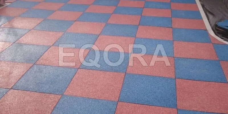Резиновое покрытие из крошки для автосервисов в Люберцах